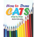 how to draw cats step by step book for kids: easy techniques drawings, learn how To draw animals, art for kids, simple steps for beginners, "8 x 10" i
