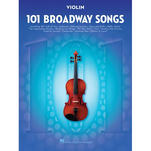 101 Broadway Songs for Violin