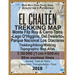 El Chalten Trekking Map Monte Fitz Roy & Cerro Torre Lago O'Higgins, Del Desierto Parque Nacional Los Glaciares Trekking/Hiking/Walking Topographic Ma