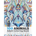 100 Animals Adult Coloring Book for Stress Relieving: Relaxing, Calming, Stress Relieving Designs