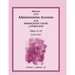 Abstracts of the Administration Accounts of the Prerogative Court of Maryland, 1731-1737, Libers 11-15
