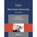 Evans v. Nita State University: Case File
