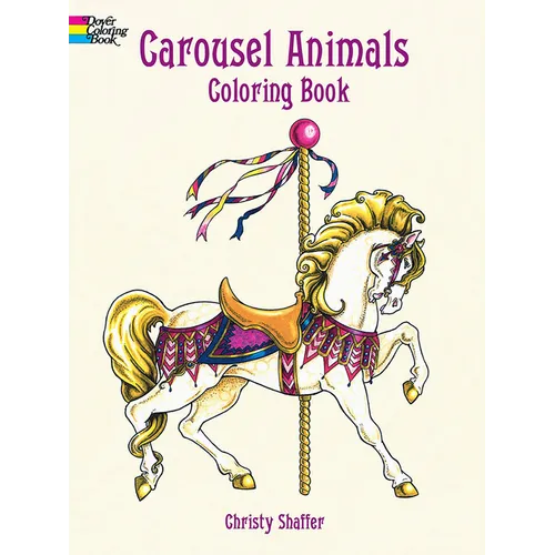 Carousel Animals Coloring Book