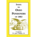 Index to Ohio Pensioners of 1883