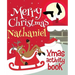 Merry Christmas Nathaniel - Xmas Activity Book: (Personalized Children's Activity Book)