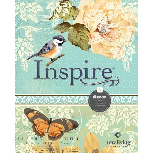Inspire Bible Nlt, Filament Enabled (Hardcover Leatherlike, Aquamarine)