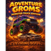 Adventure Groms: Monster Truck Coloring Book: Monster Trucks, Big Wheels, Mud, Jumps, Racing, Off-Road Action for Kids and All Ages