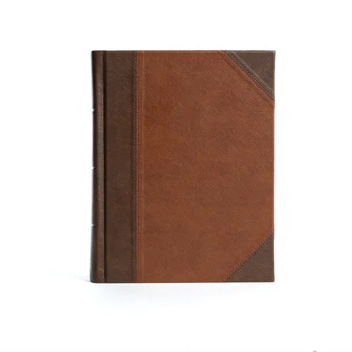 KJV Notetaking Bible, Large Print Edition, Brown/Tan Leathertouch Over Board