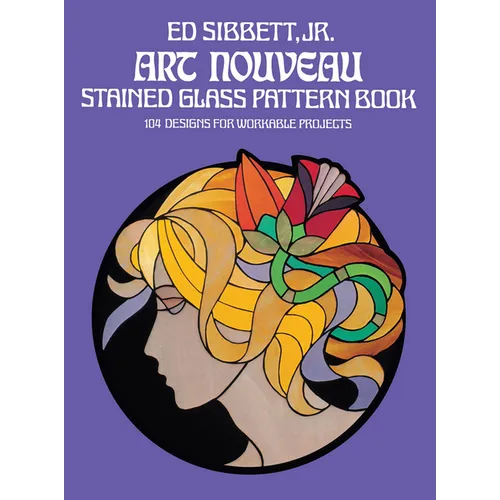 Art Nouveau Stained Glass Pattern Book