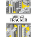 Mileage Tracker (Cityscape Grayscale and Yellow): 6"x9" 4 Car Mileage Tracker Over 100 pages and 30+ Entries Per Page! Auto Vehicle Mileage Journal, O