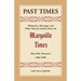 Past Times: Volume I, 1884-1890