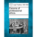 Canons of Professional Ethics.