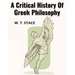 A Critical History Of Greek Philosophy