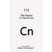 The Poetry of Copernicium