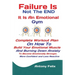 Failure Is Not The END It Is An Emotional Gym: Complete Workout Plan On How To Build Your Emotional Muscle And Burning Down Anxiety To Become Emotiona