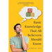 Basic Knowledge That All Believers Should Know