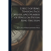 Effect of Ring Tension, Face Width, and Number of Rings on Piston Ring Friction