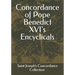 Concordance of Pope Benedict XVI's Encyclicals