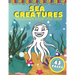 Sea Creatures Coloring Book For Kids: Ocean Animals Education Early Learning Preschool Easy For Boys Girls Baby Toddlers Ages 4-8