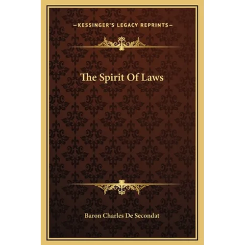 The Spirit Of Laws