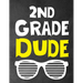 2Nd Grade Dude: Funny Back To School notebook, Gift For Girls and Boys,109 College Ruled Line Paper, Cute School Notebook, School Composition Notebook