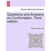 Questions and Answers on Confirmation. Third Edition.