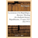 La jeunesse et la République, discours. Meeting des étudiants Jeunes-Républicains, 13 mars 1913