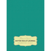 Large 8.5 x 11 Dotted Bullet Journal (Teal #7) Hardcover - 245 Numbered Pages