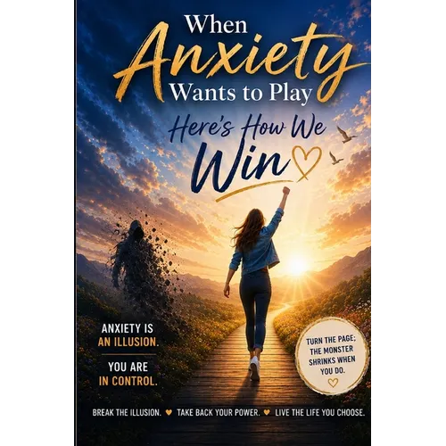 When Anxiety Wants to Play - Here's How We Win: Turn the page. The monster shrinks when you do.