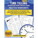 Basic Time Telling - Introducing Hours and Half Hours - Practice Worksheets Workbook With Answers: Daily Practice Guide for Elementary Students