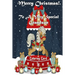 Merry Christmas To A Very Special Grandson! (Coloring Card): Holiday Messages, Christmas Animals, Coloring for Young Children