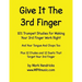 Give It The 3rd Finger: 101 Studies, plus 12 Etudes and 12 Duets For Making Your 3rd Finger Work Right for Trumpet