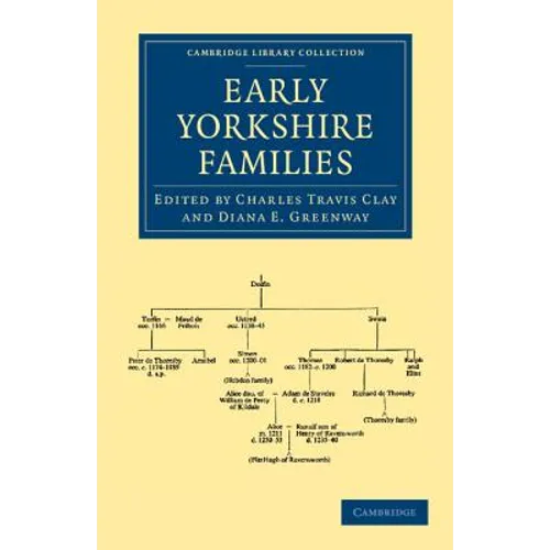 Early Yorkshire Families