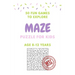 Maze Puzzle for Kids Age 8-12 years, 50 Fun to Explore Maze: Activity book for Kids, Children Books, Brain Games, Young Adults, Hobbies