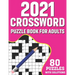 2021 Crossword Puzzle Book For Adults: 80 Medium-Hard Crossword Puzzles Book For Adults As A Great Educational Gift For Holiday Enjoyment for Adult, S