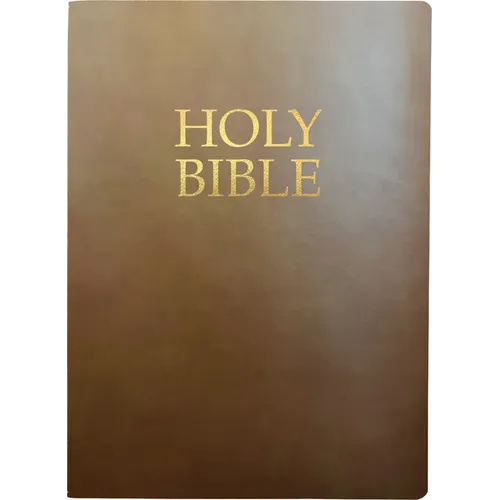 Kjver Holy Bible, Large Print, Coffee Ultrasoft: (King James Version Easy Read, Red Letter, Brown)