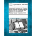Agreements Between the Trustees of the Cincinnati Southern Railway, Lessors, and the Cincinnati, New Orleans and Texas Pacific Railway, Lessee: Januar