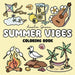 Summer Vibes Coloring Book: 60 Bold & Easy Designs of Joyful Summer Days, Fun Beach Activities, Relaxing Scenes & Much More