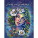 Fairy and Fantasy 2 Grayscale Coloring Book