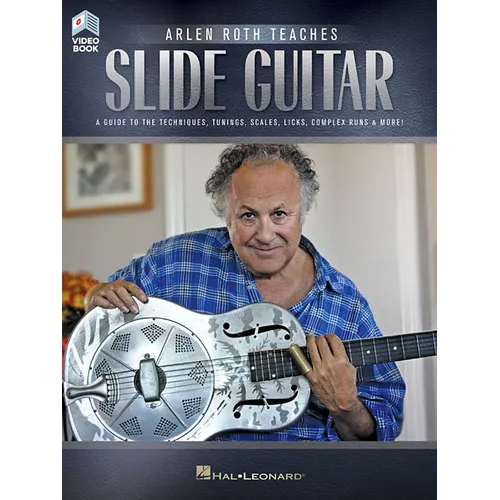 Arlen Roth Teaches Slide Guitar: Book with Online Video Lessons - Paperback