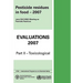 Pesticide Residues in Food Evaluations: Part II: Toxicological