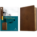NLT Courage for Life Study Bible for Men, Filament Enabled (Leatherlike, Rustic Brown Lion)