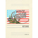 Vintage Lined Notebook Greetings from Chicago with Flag and Little Portraits