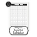 Monthly Blank Calendar: 8.5x11 Undated Calendar Fillable Templates for Office, School or Home, Sun-Sat, Pages For Notes And To-Do Agenda