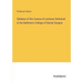 Syllabus of the Course of Lectures Delivered in the Baltimore College of Dental Surgery