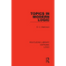 Topics in Modern Logic