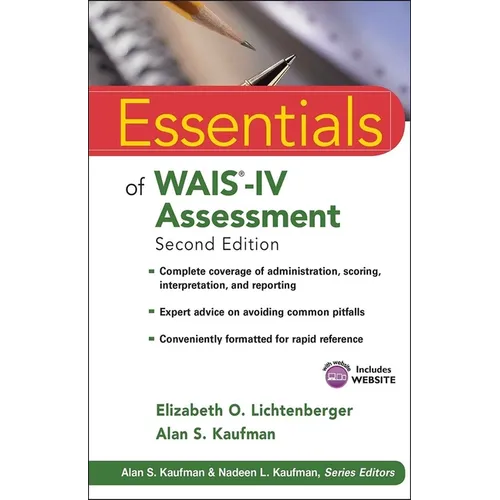 Essentials of Wais-IV Assessment [With CDROM] - Paperback