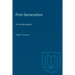 First Generation: An Autobiography