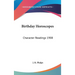 Birthday Horoscopes: Character Readings 1908