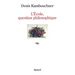 L'Ecole, question philosophique